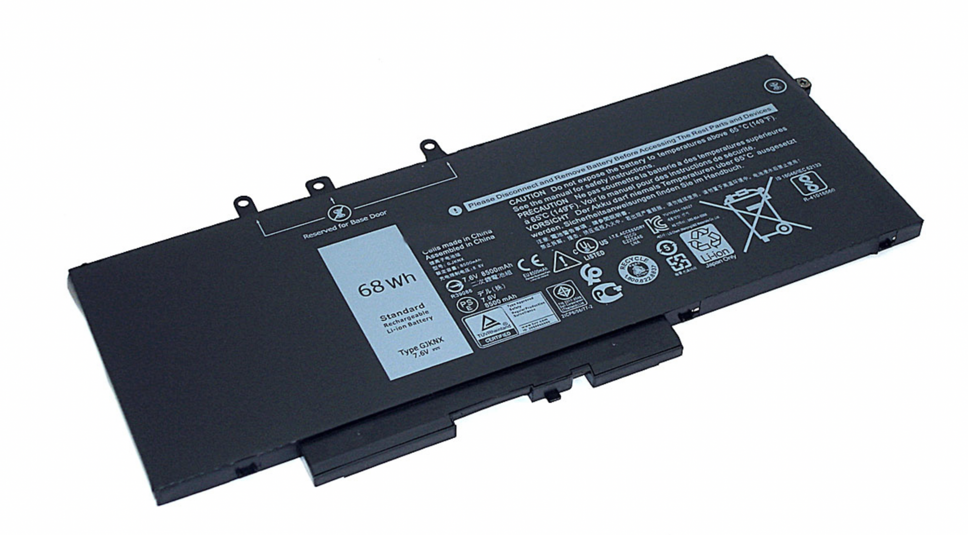 Аккумулятор DELL Latitude 5580, 5580-9248 7.6V, 8500mAh, Original
