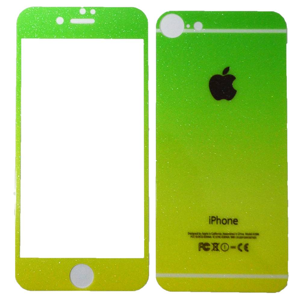Защитное стекло iPhone 7 2,5D перед + зад градиентное Вид 4 /в упаковке/
