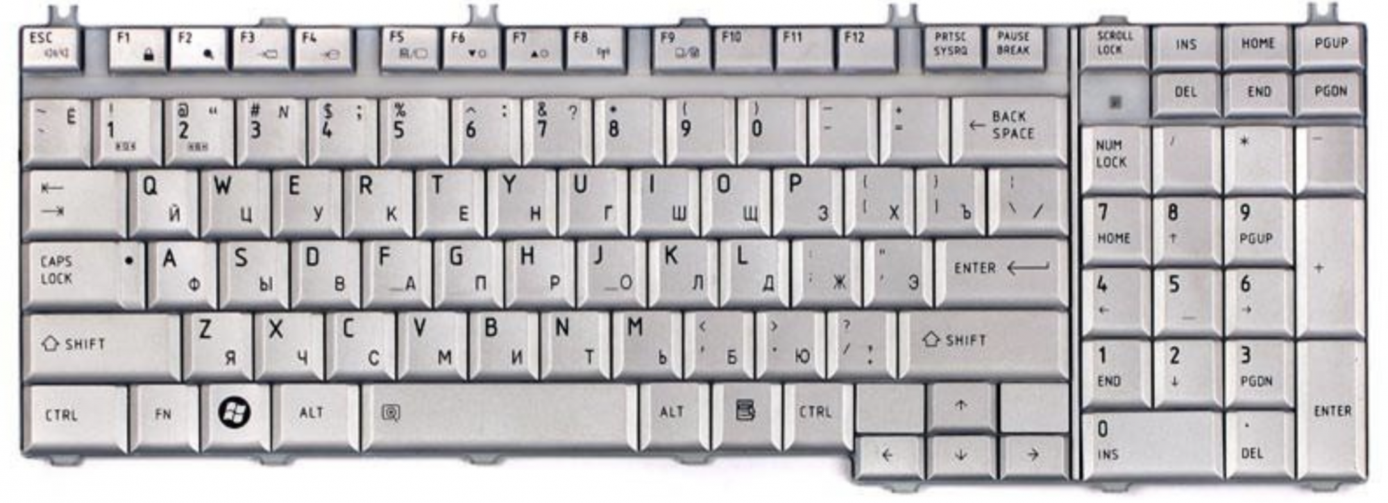 Клавиатура Toshiba Satellite P300 OEM