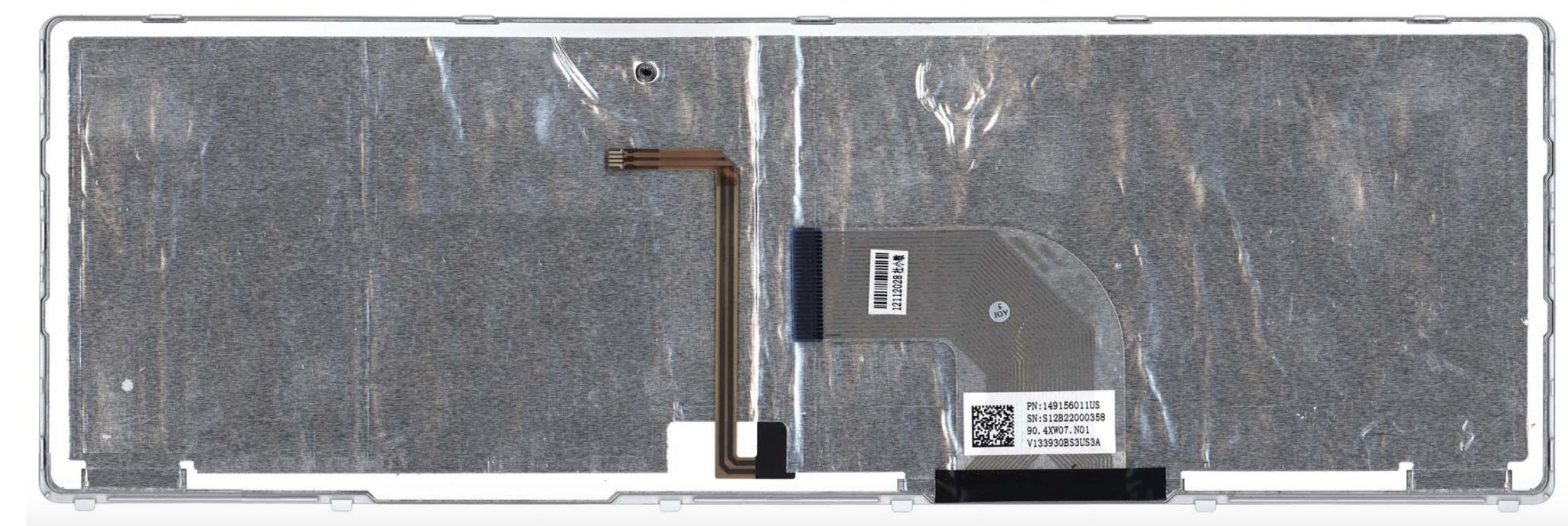 Клавиатура Sony VAIO SVE1713ACXB белая рамка с подсветкой, OEM