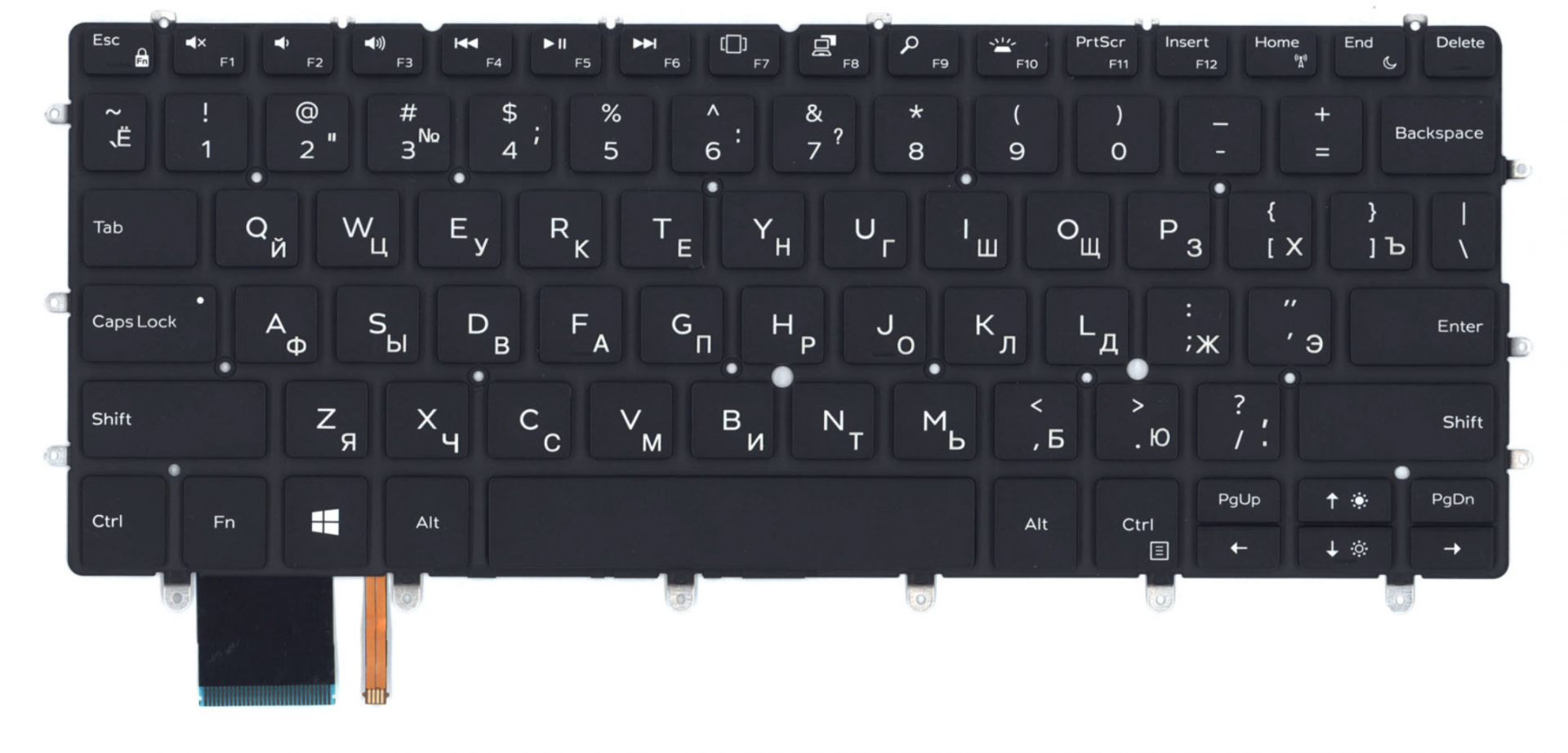 Клавиатура DELL XPS 13, 9380-3977 с подсветкой, OEM