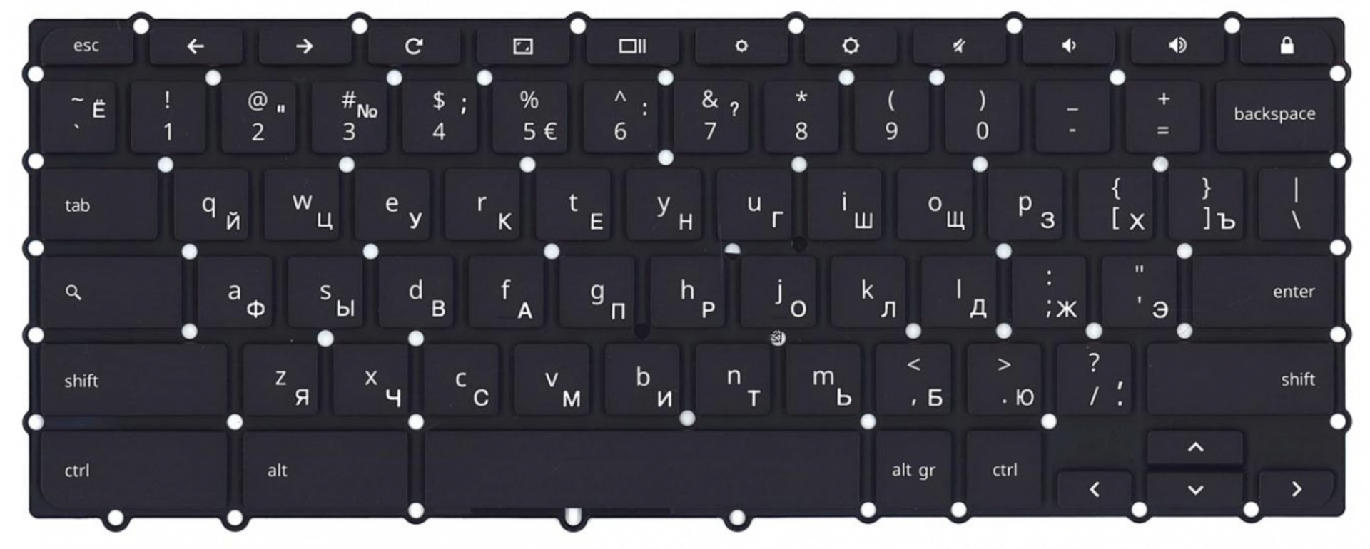 Клавиатура Asus Chromebook C302C OEM