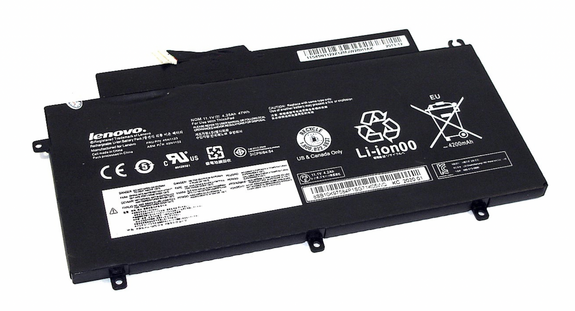 Аккумулятор Lenovo ThinkPad T431s 11.1V, 4250mAh, Original