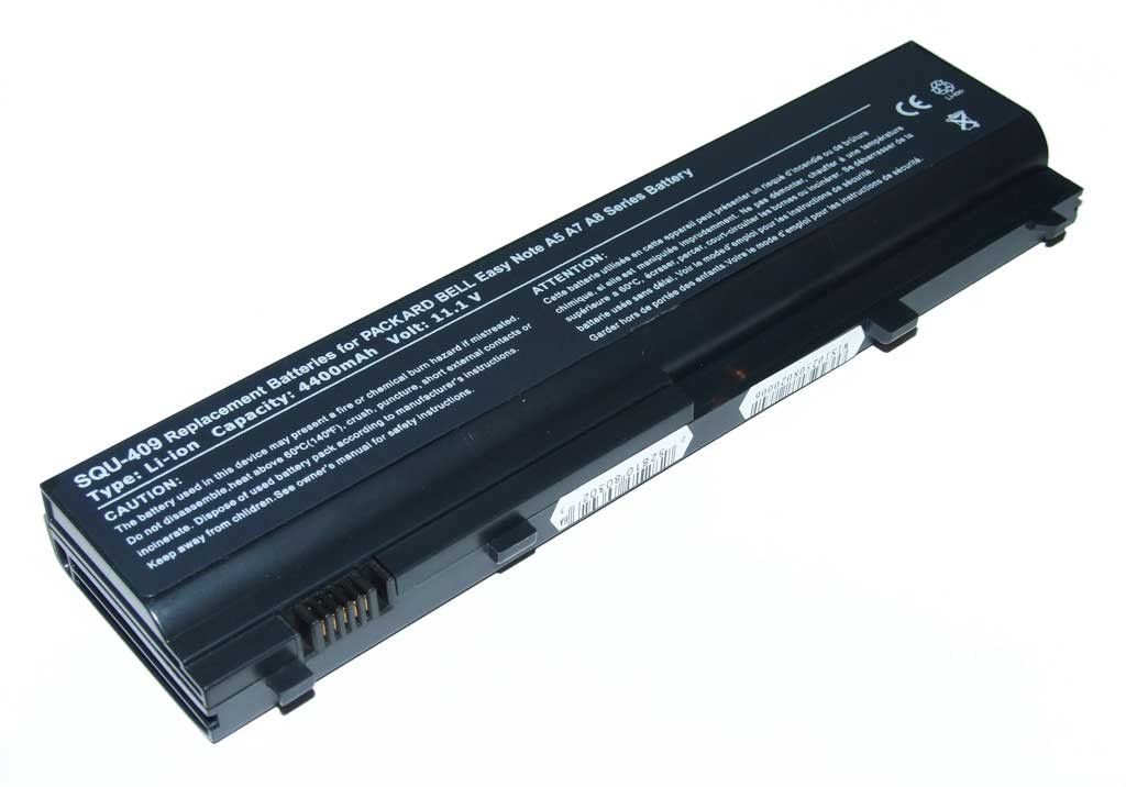 Аккумулятор Lenovo (SQU-409) IdeaPad Y200, Packard Bell A8202 (5200mAh)