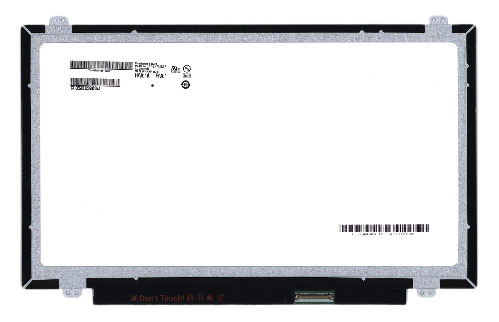 Матрица B140XTN02.8 (глянцевая)