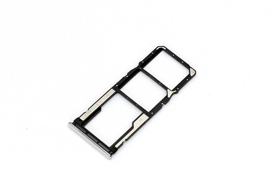 Лоток для SIM-карты Xiaomi Redmi Note 8 серебристый