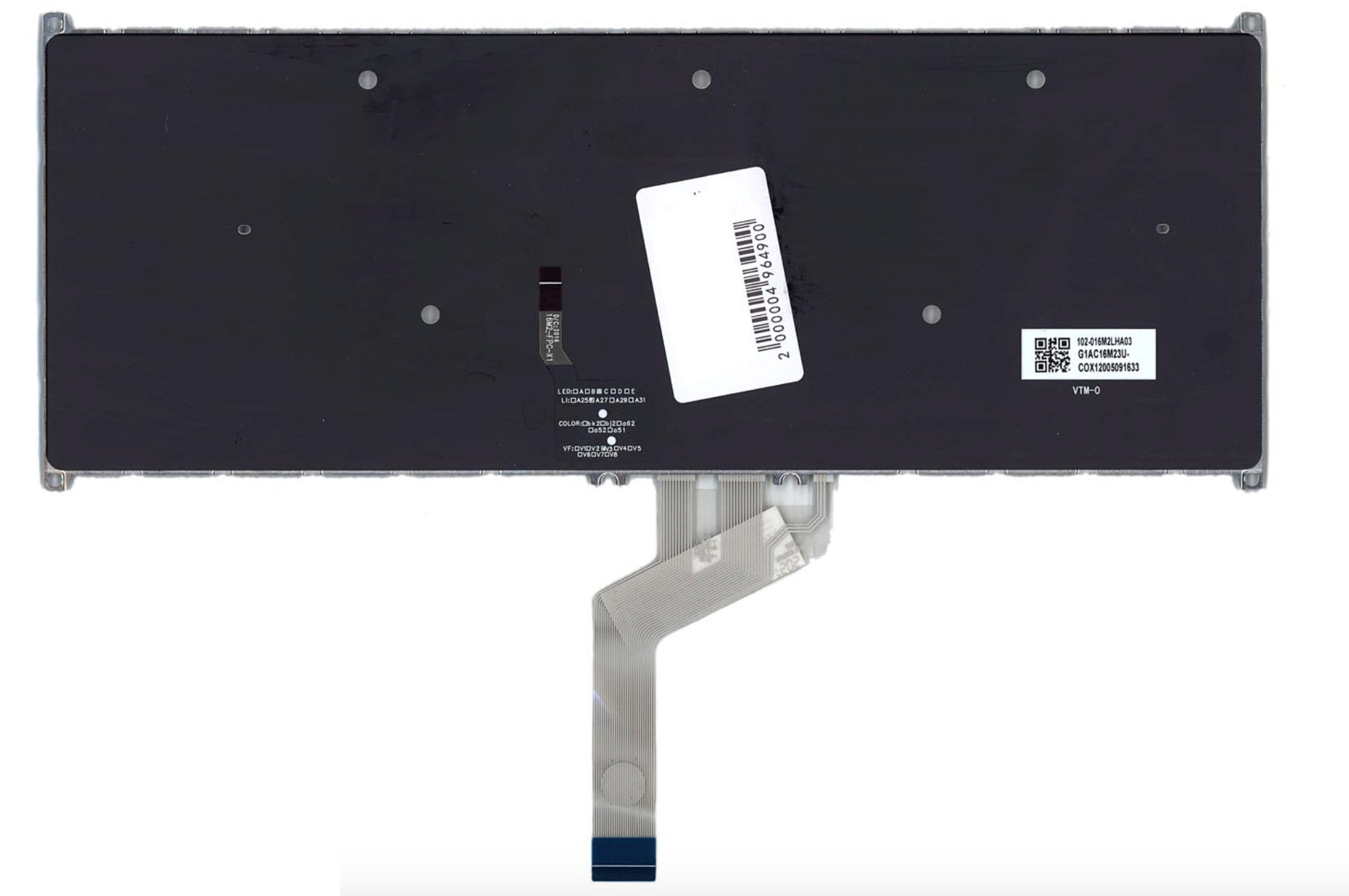 Клавиатура Acer Swift 3 SF314-42 серебристая, с подсветкой, OEM