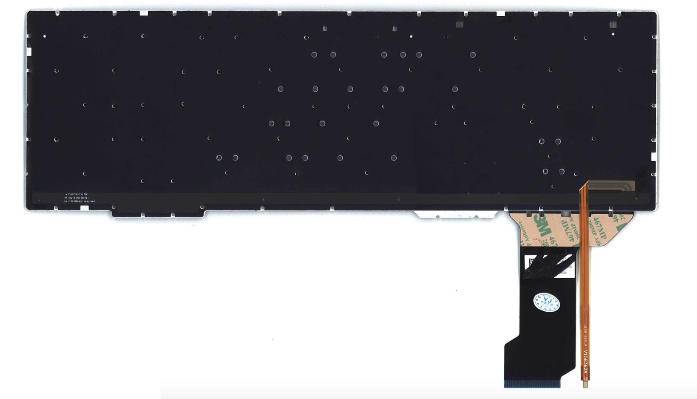 Клавиатура Asus ROG FX553VD с красной подсветкой, узкий шлейф подсветки OEM