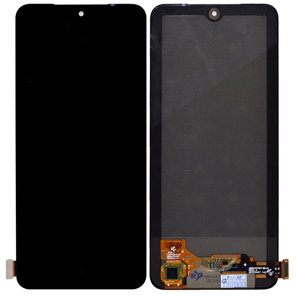 Дисплей Xiaomi Redmi Note 10 + тачскрин черный OLED