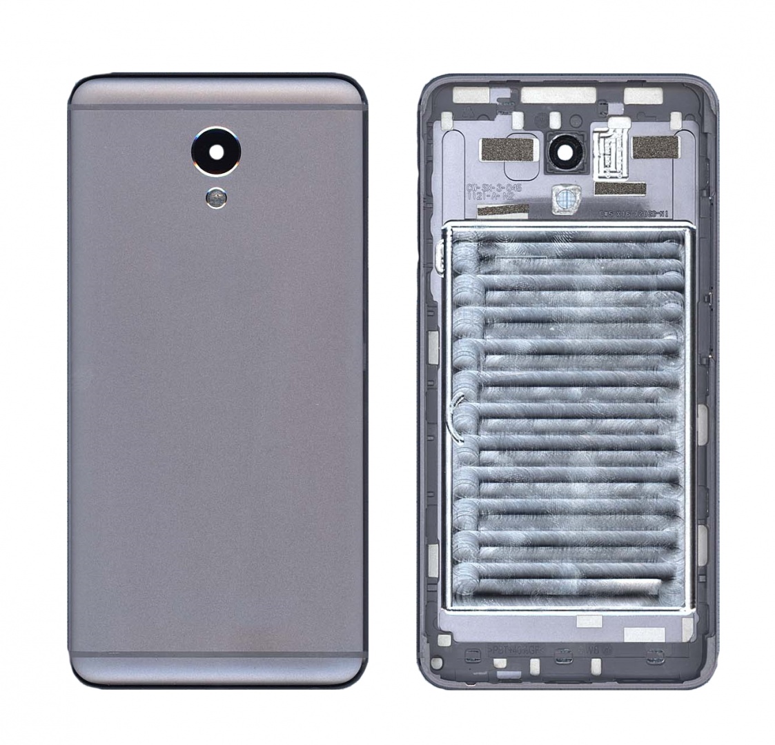 Задняя крышка для Meizu M5 Note темно-серая