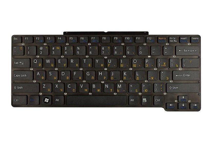 Клавиатура Sony VAIO VGN-SR19VRN без рамки, OEM
