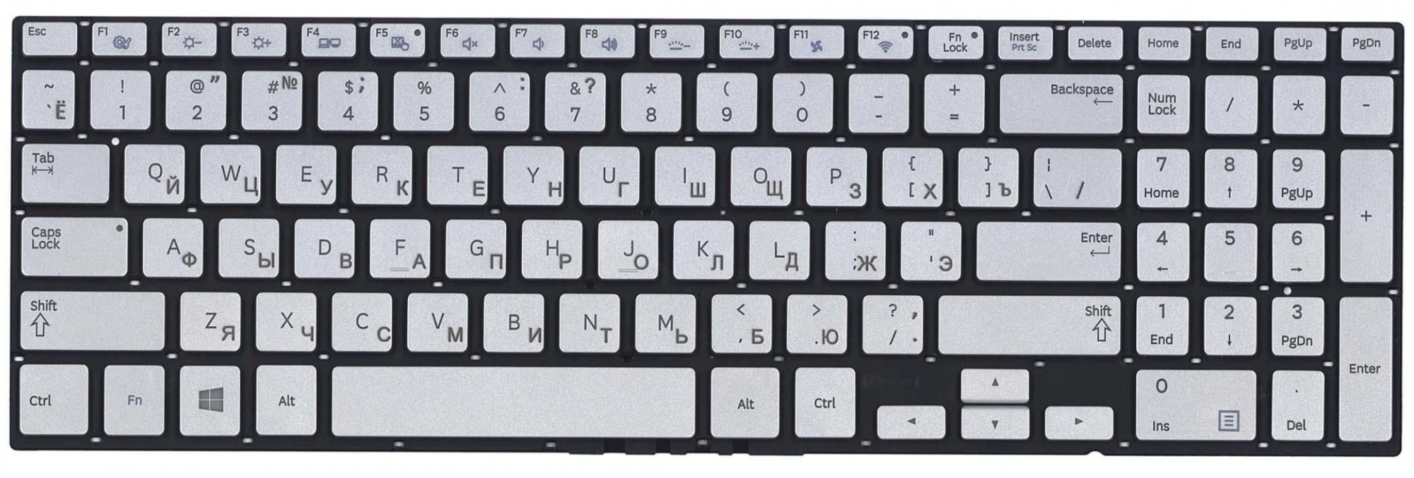 Клавиатура Samsung NP870Z5E OEM