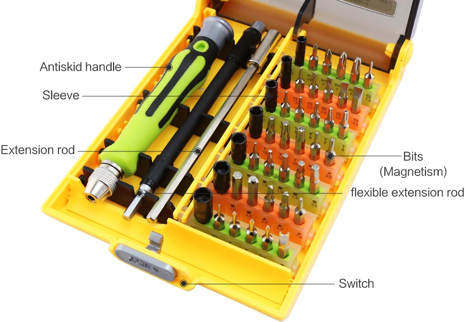 Набор инструментов 45 в 1  BST-8913