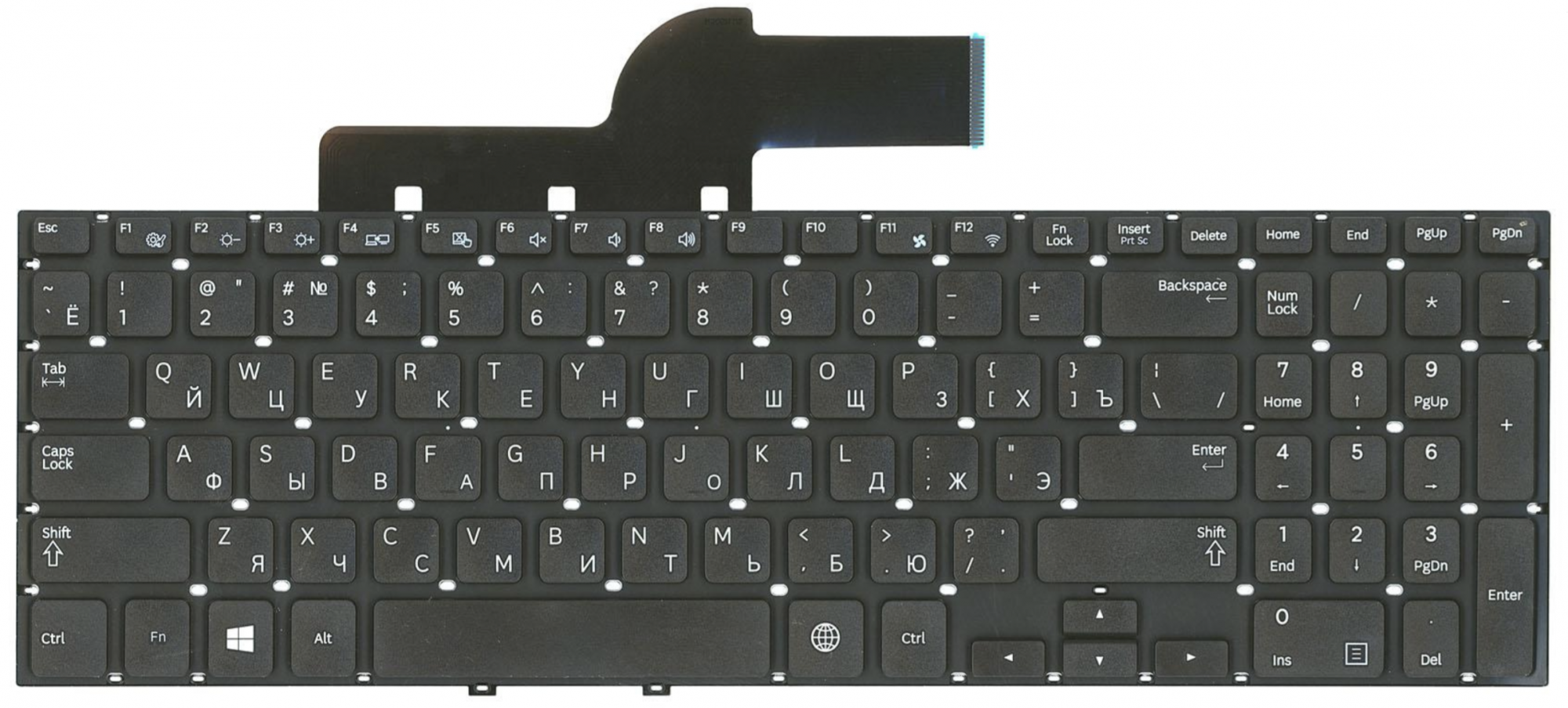 Клавиатура Samsung NP550P5C-S03RU OEM