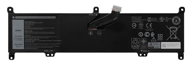 Аккумуляторная батарея для ноутбука Dell Inspiron 11 3195 2-in-1 (NXX33) 7.6V 28Wh