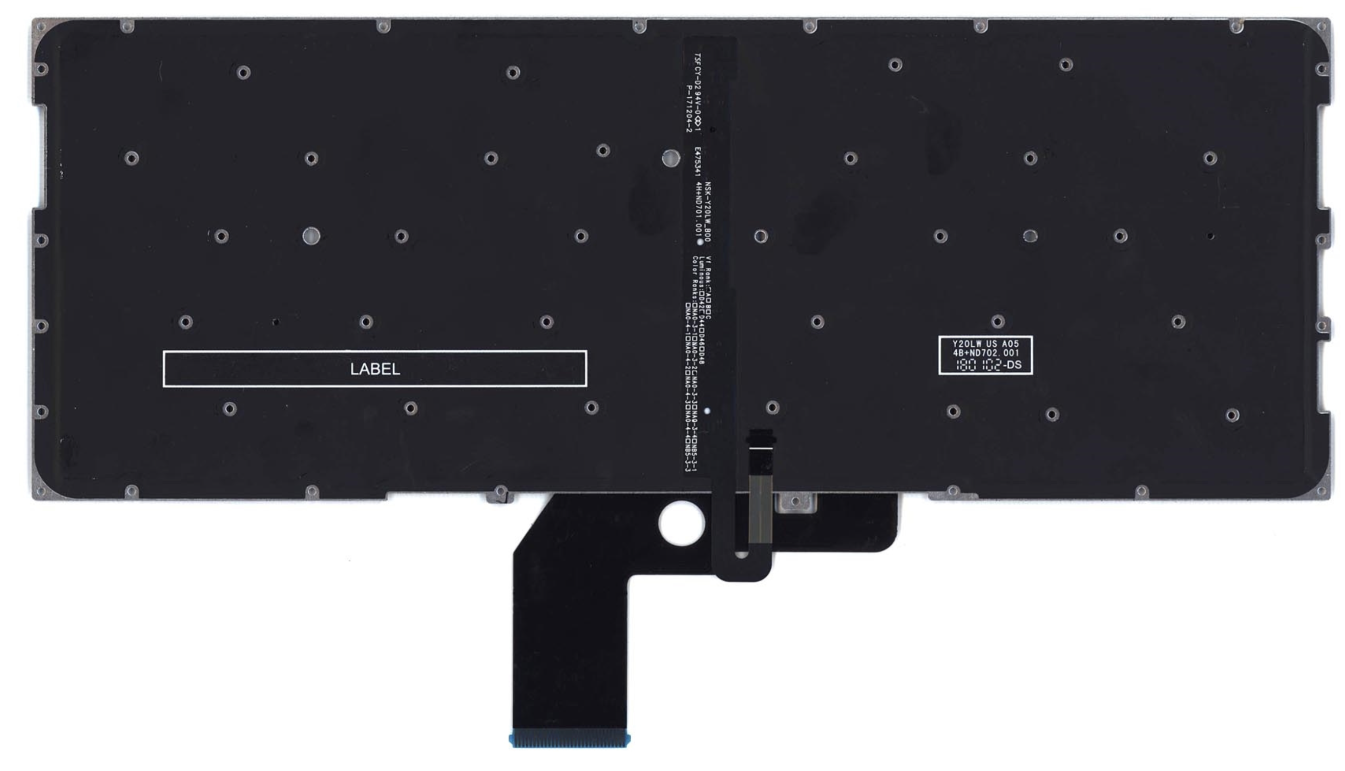 Клавиатура Xiaomi Mi Air 13.3 с подсветкой, OEM