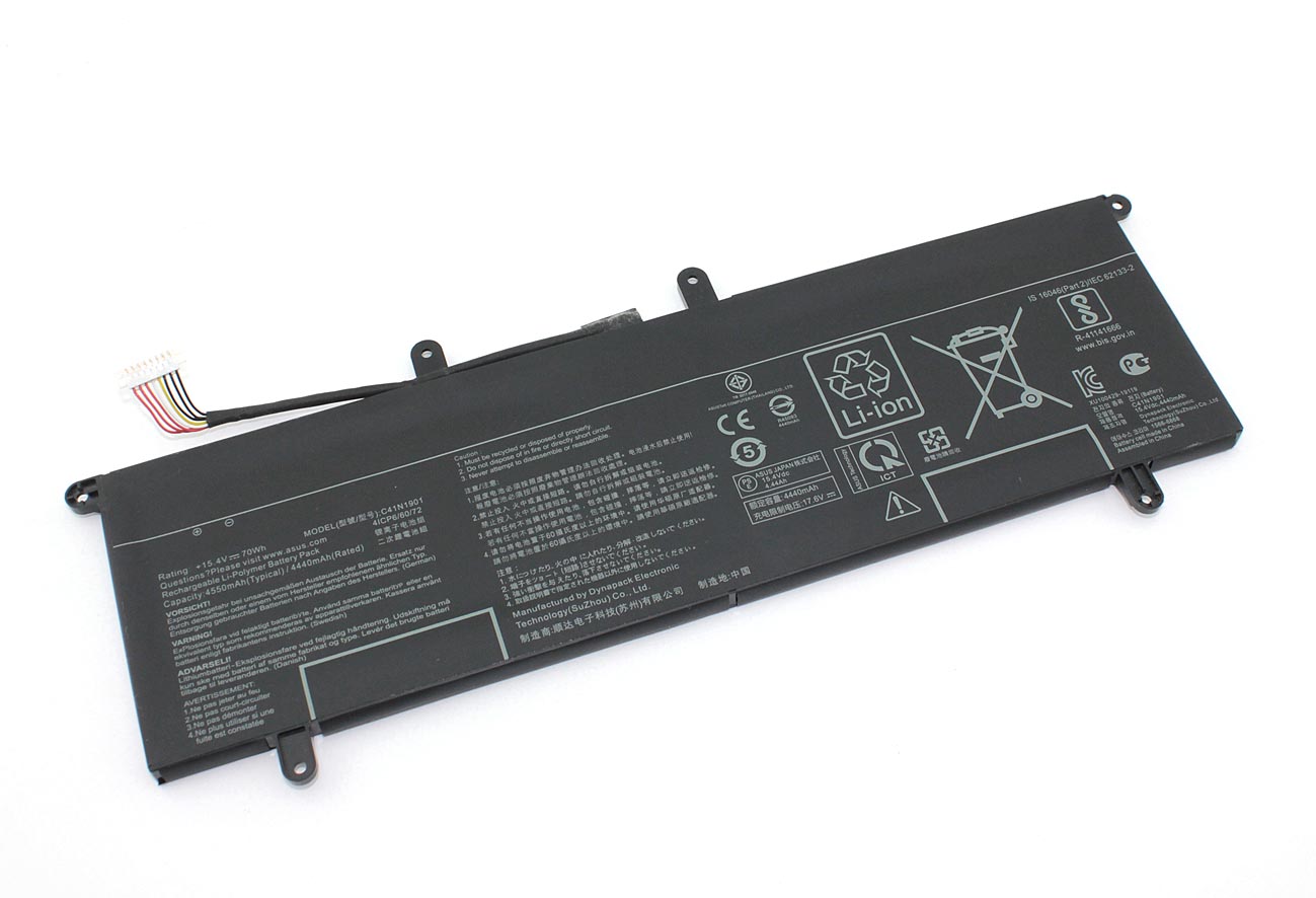 Аккумуляторная батарея для ноутбука Asus ZenBook Pro Duo UX481 (C41N1901) 15.4V 4550mAh