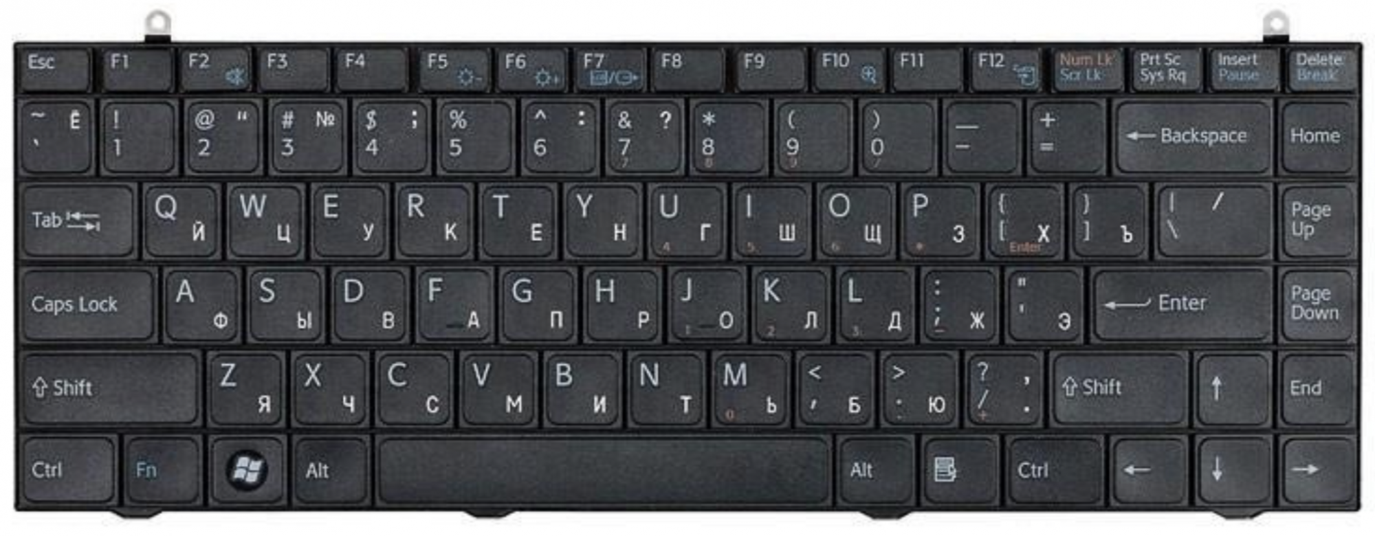 Клавиатура Sony VAIO VGN-FZ240E/B OEM