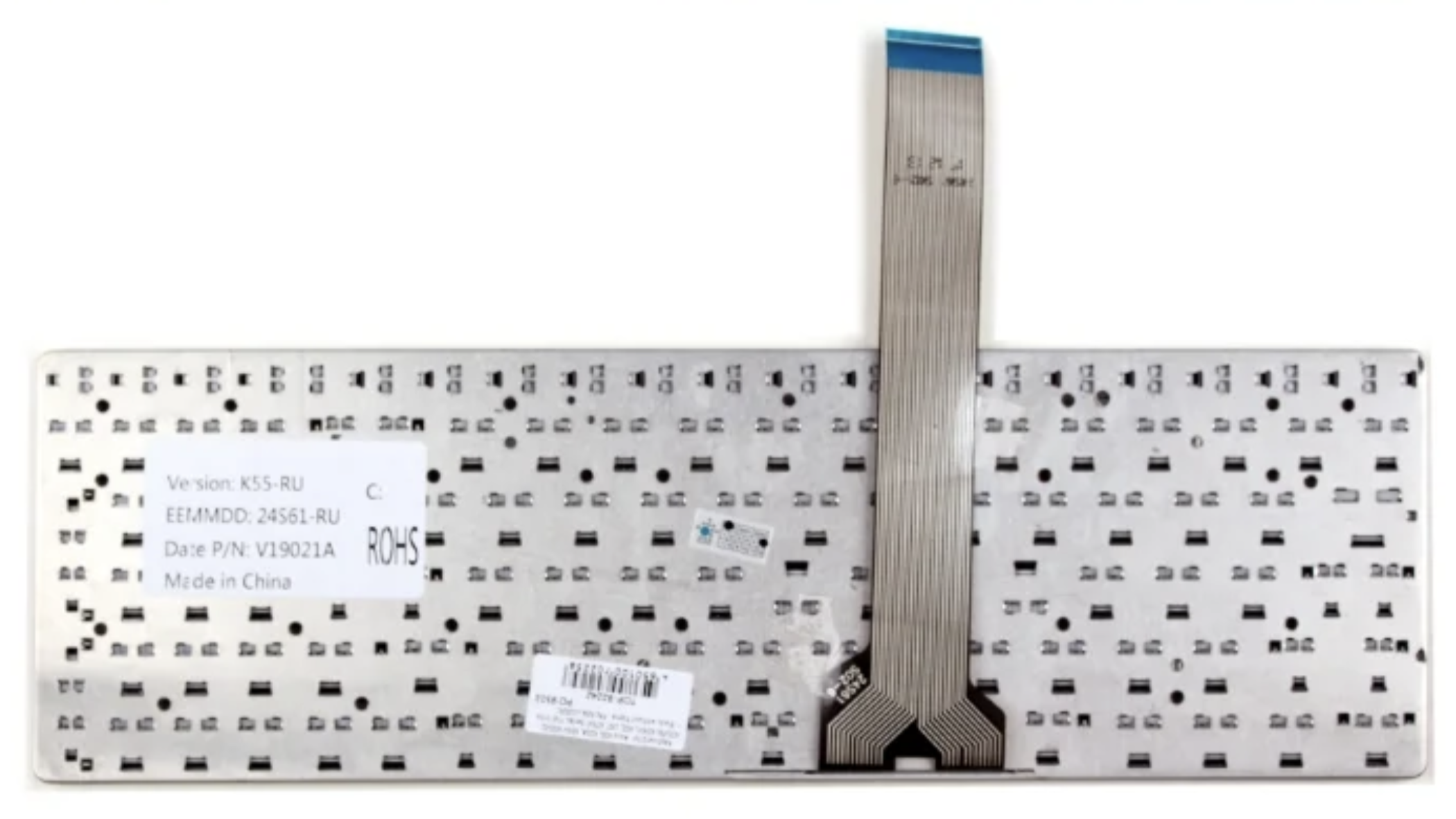 Клавиатура ASUS K55Vj чёрная, без рамки, OEM