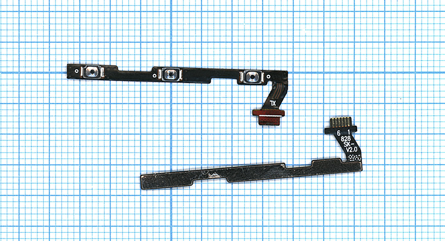 Шлейф кнопки включения и громкости для Huawei Y5 2017