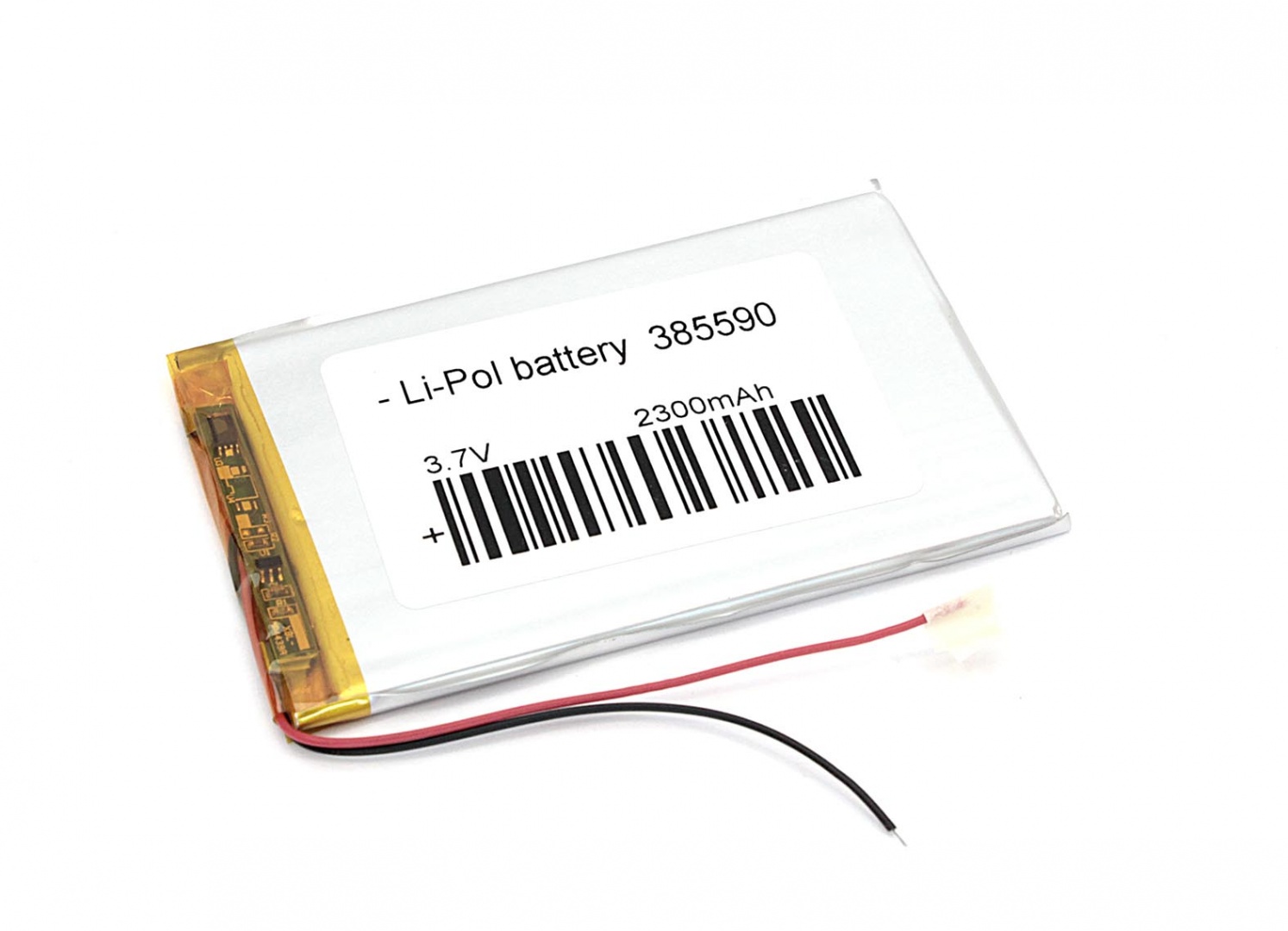 Аккумулятор Li-Pol (батарея) 3.8*55*90мм 2pin 3.7V/2300mAh