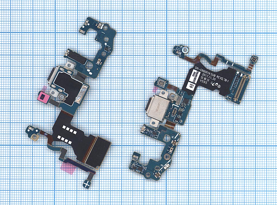 Шлейф разъема питания для Samsung Galaxy S9 SM-G960F