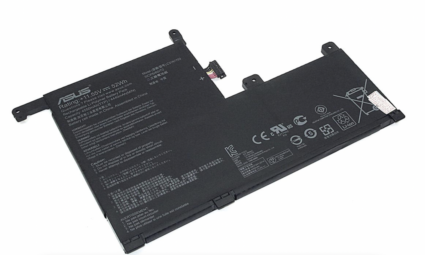 Аккумулятор Asus ZenBook Flip UX561UN 11.55V, 4440mAh, Original