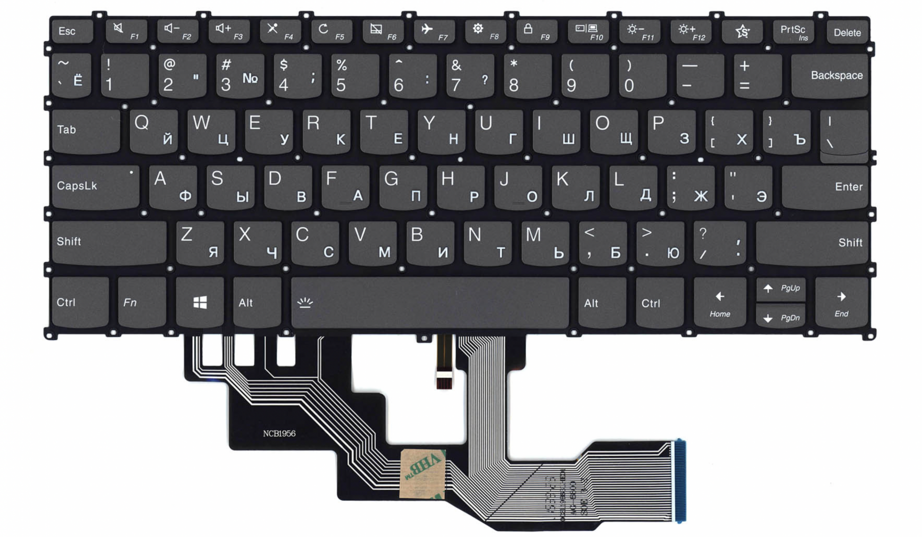 Клавиатура LENOVO IdeaPad S540-13API с подсветкой, OEM