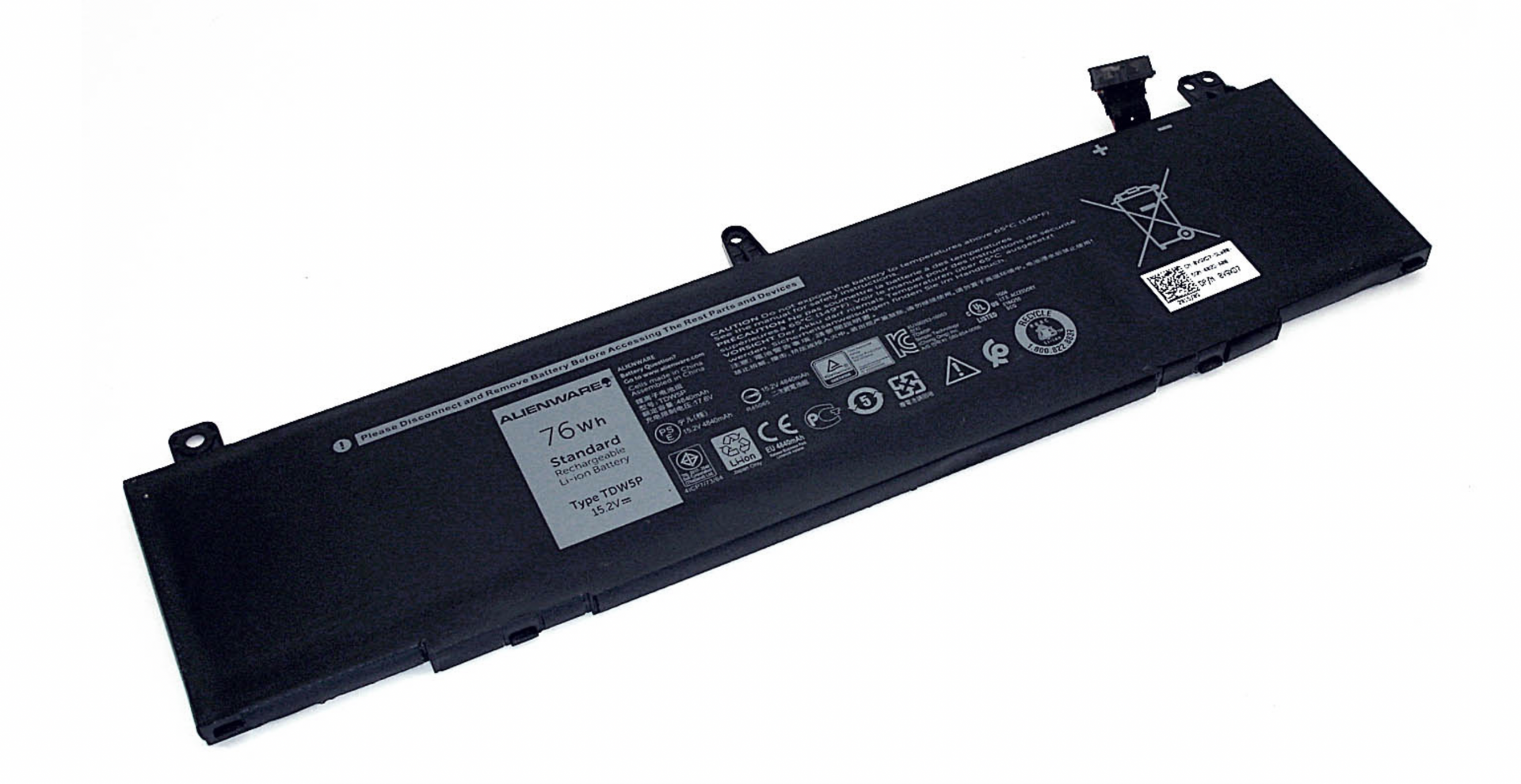 Аккумулятор DELL Alienware 13 (ALW13C-D2503S) 1.2V, 4820mAh, Original