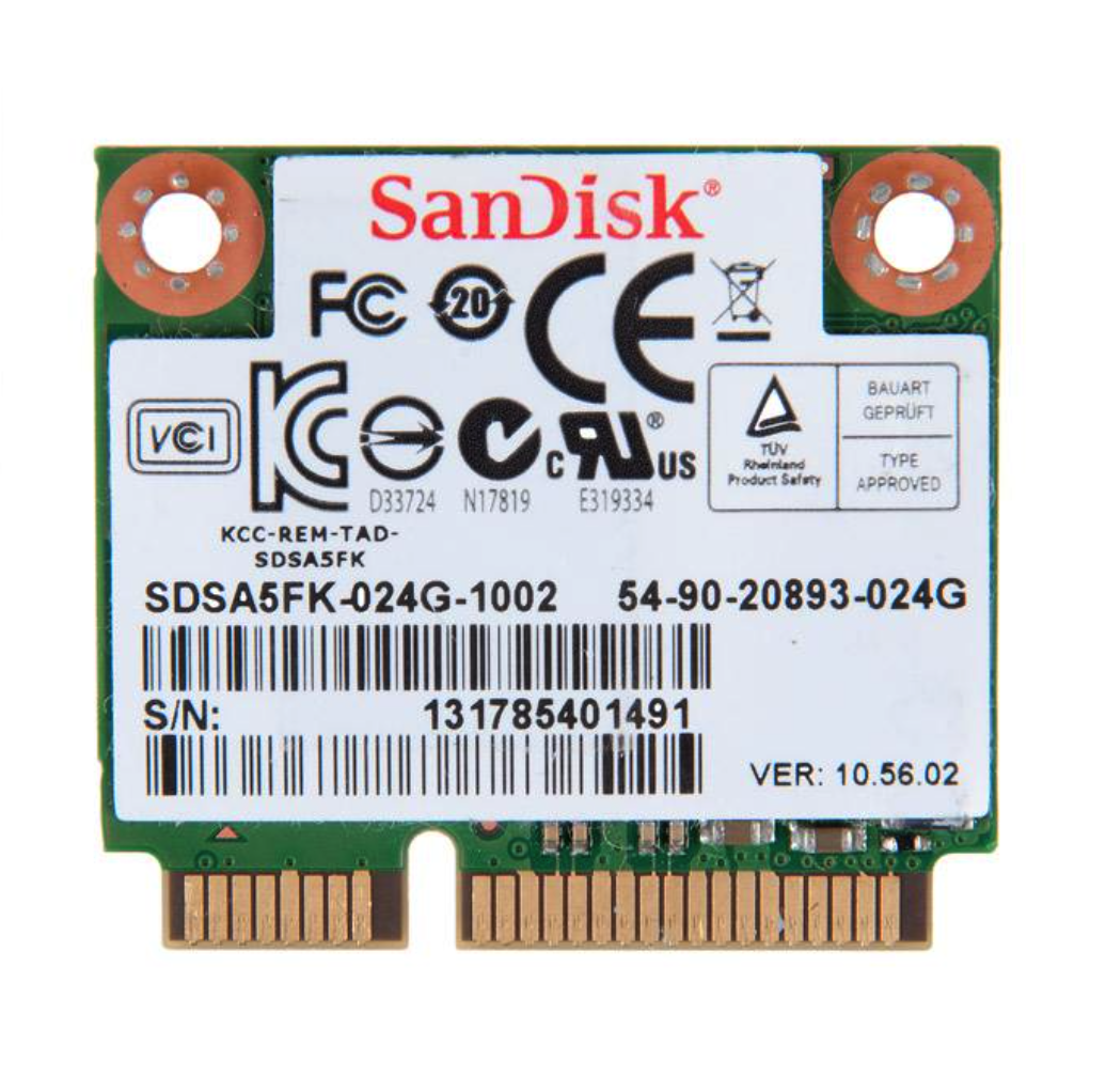SSD накопитель SanDisk mSata 2.5" 24gb