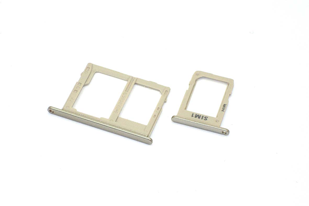 Лоток для SIM-карты Samsung Galaxy A6 Plus (A605F) золотой