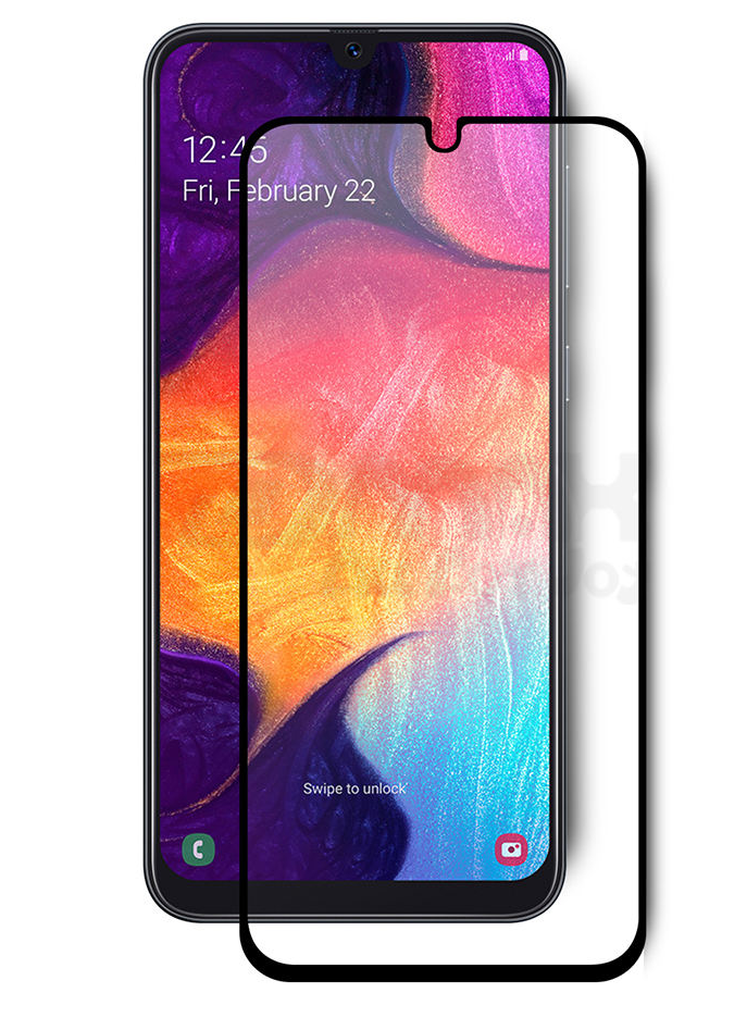 Защитное стекло 5D во весь экран Samsung Galaxy A30/A20/A30s/A50