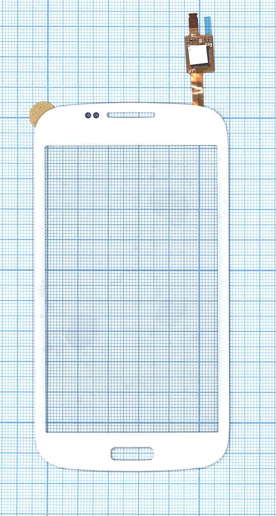 Сенсорное стекло (тачскрин) для Samsung Galaxy Core GT-I8260/8262 белое