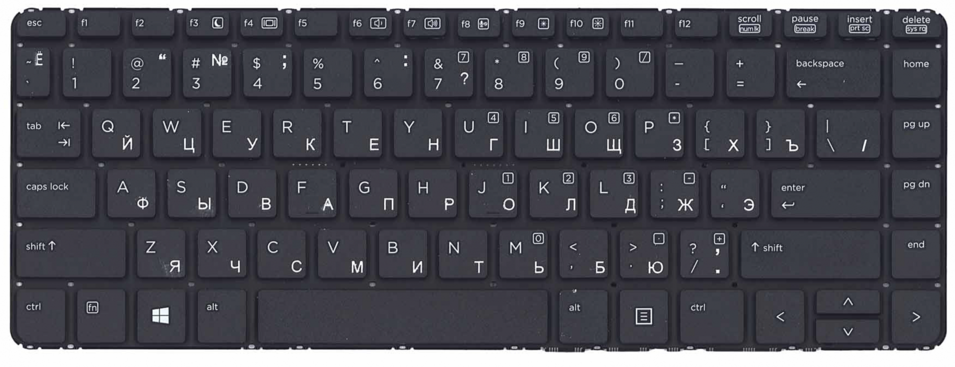 Клавиатура HP ProBook 446 без рамки, OEM