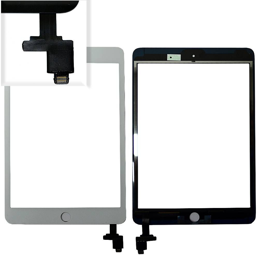 Тачскрин (Сенсор дисплея) iPad mini 3 (с разъемом) белый