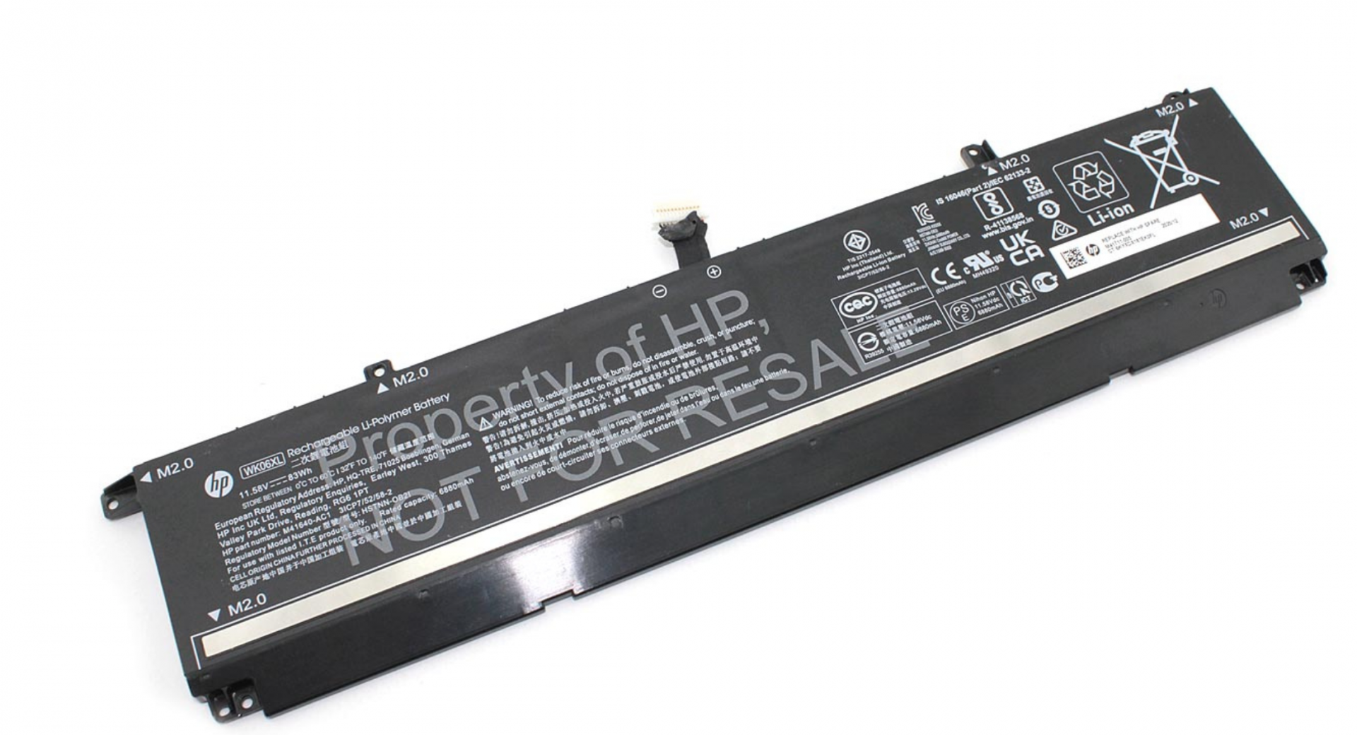 Аккумулятор HP Omen 17-CK 11.58V, 83Wh, Original