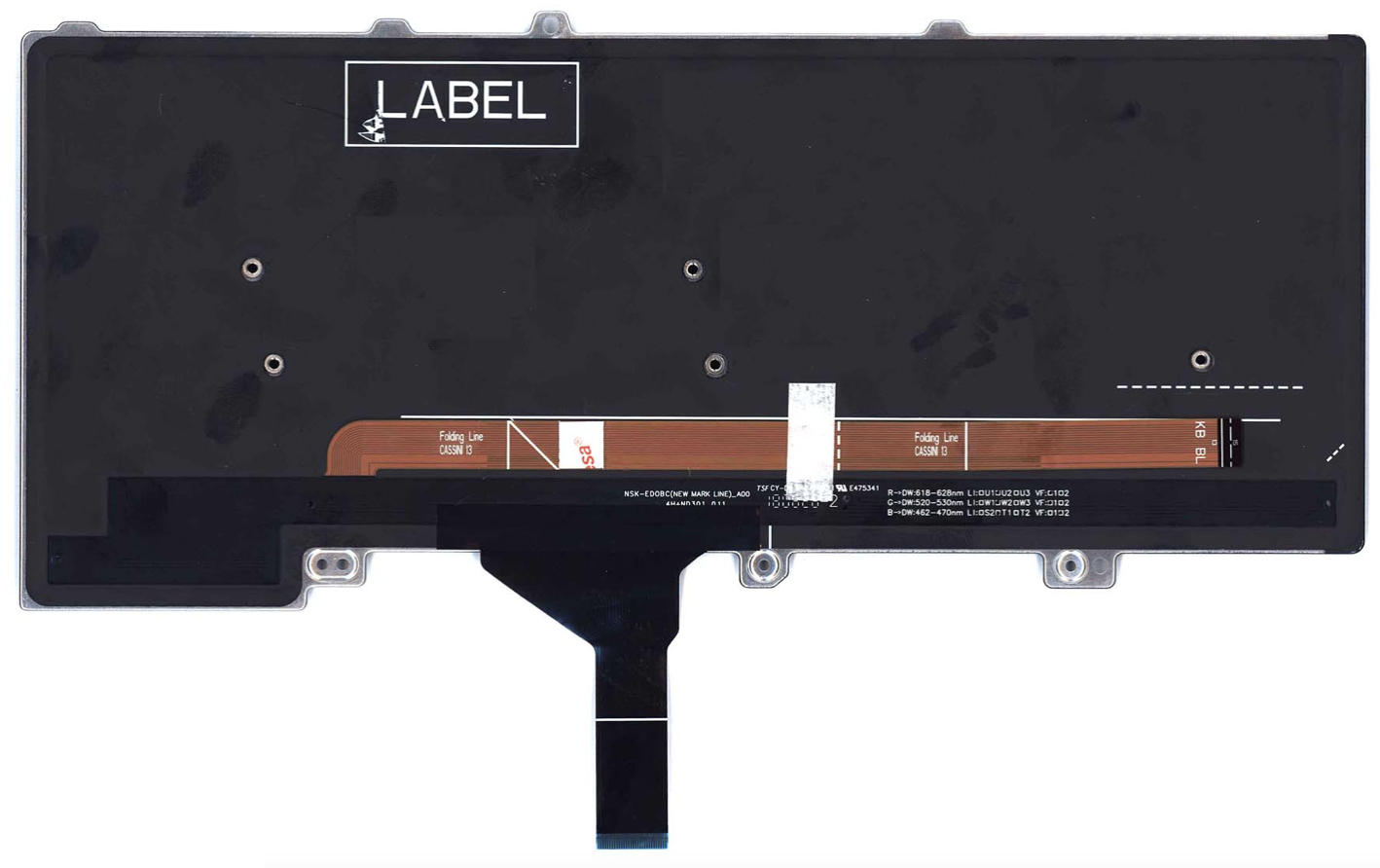 Клавиатура DELL Alienware 15 R4 с подсветкой, OEM