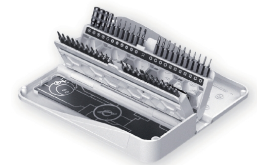 Отвёртка с набором бит Jakemy JM-8180 T0 B