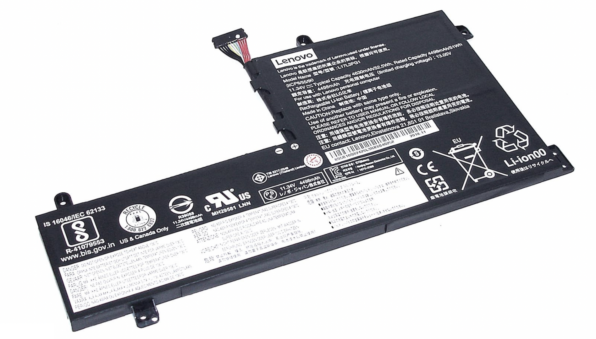 Аккумулятор Lenovo Legion Y740-15 11.52V, 4955mAh, Original