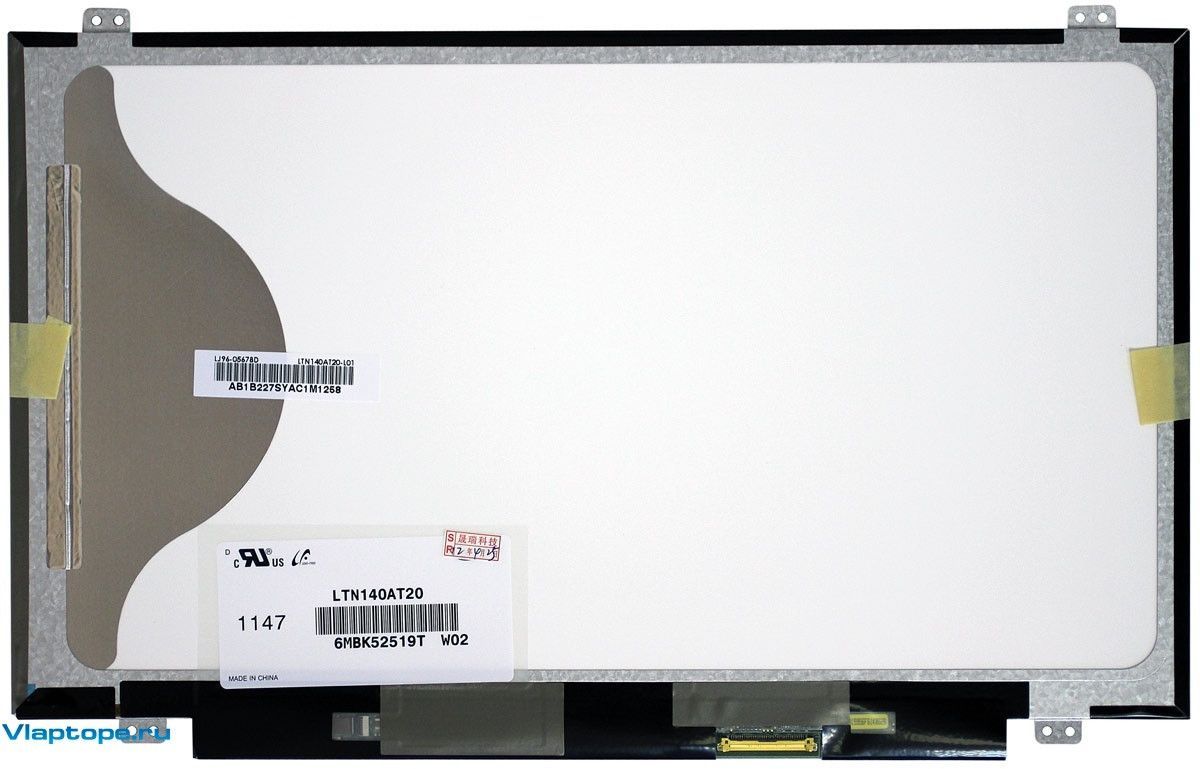 Матрица 14" LED Slim 40pin глянцевая (глянцевая)