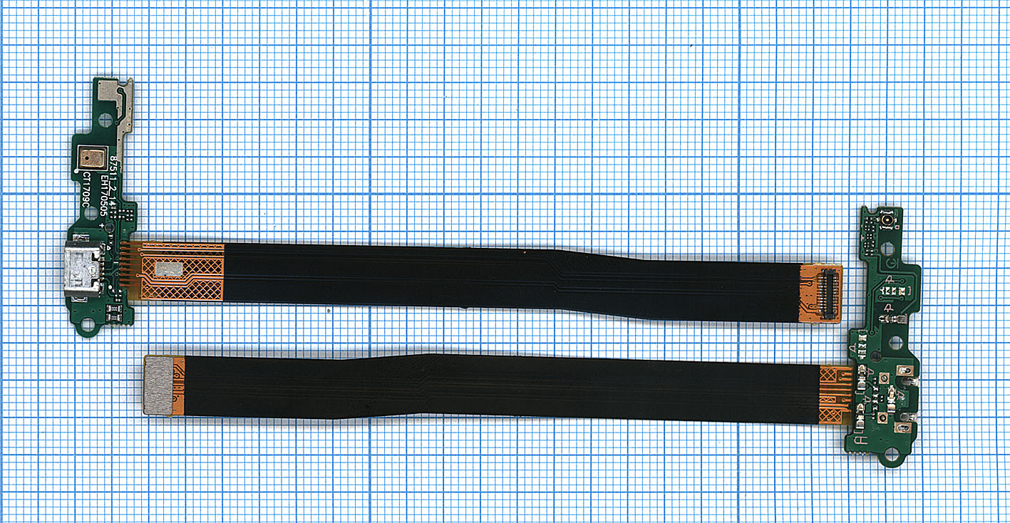 Плата разъема питания с микрофоном для Huawei Y3 2017