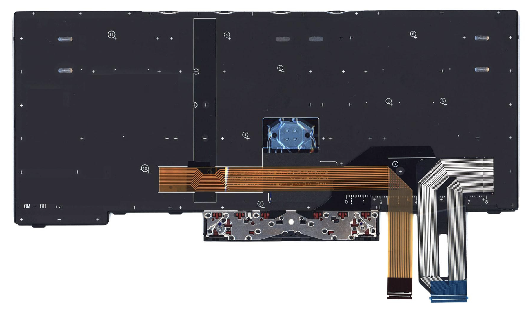 Клавиатура Lenovo ThinkPad T490s с подсветкой, OEM