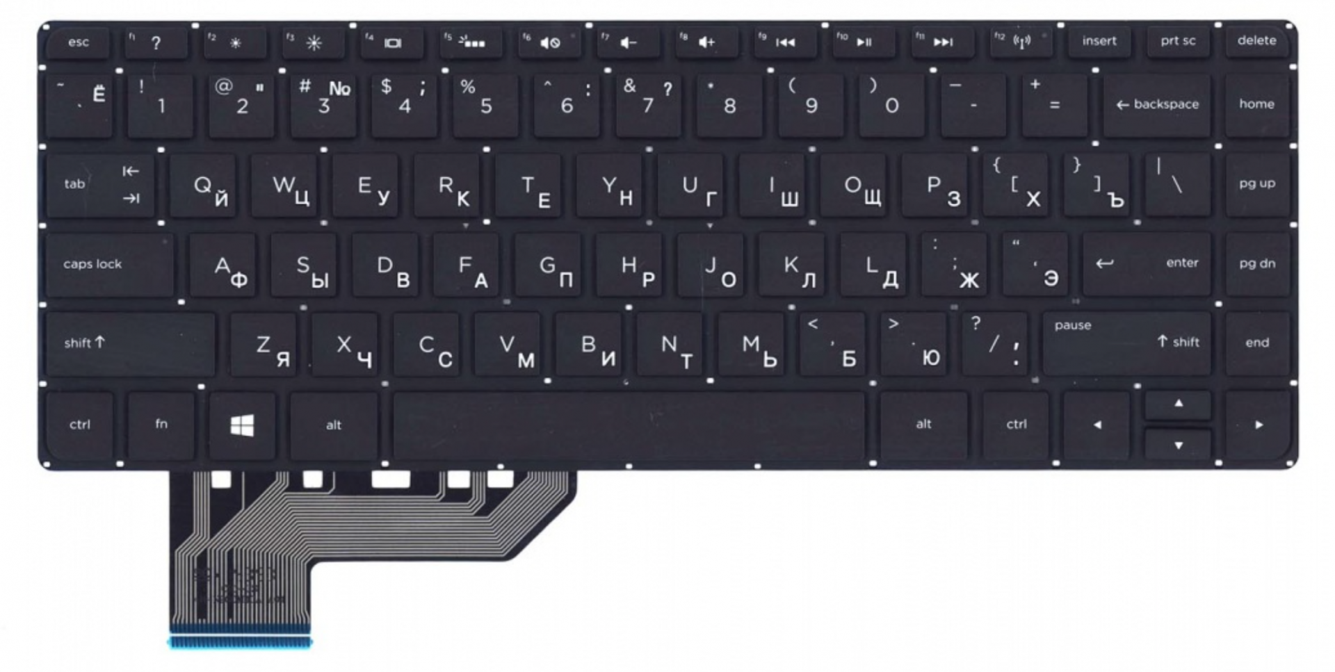 Клавиатура HP Envy 14-K с подсветкой, OEM