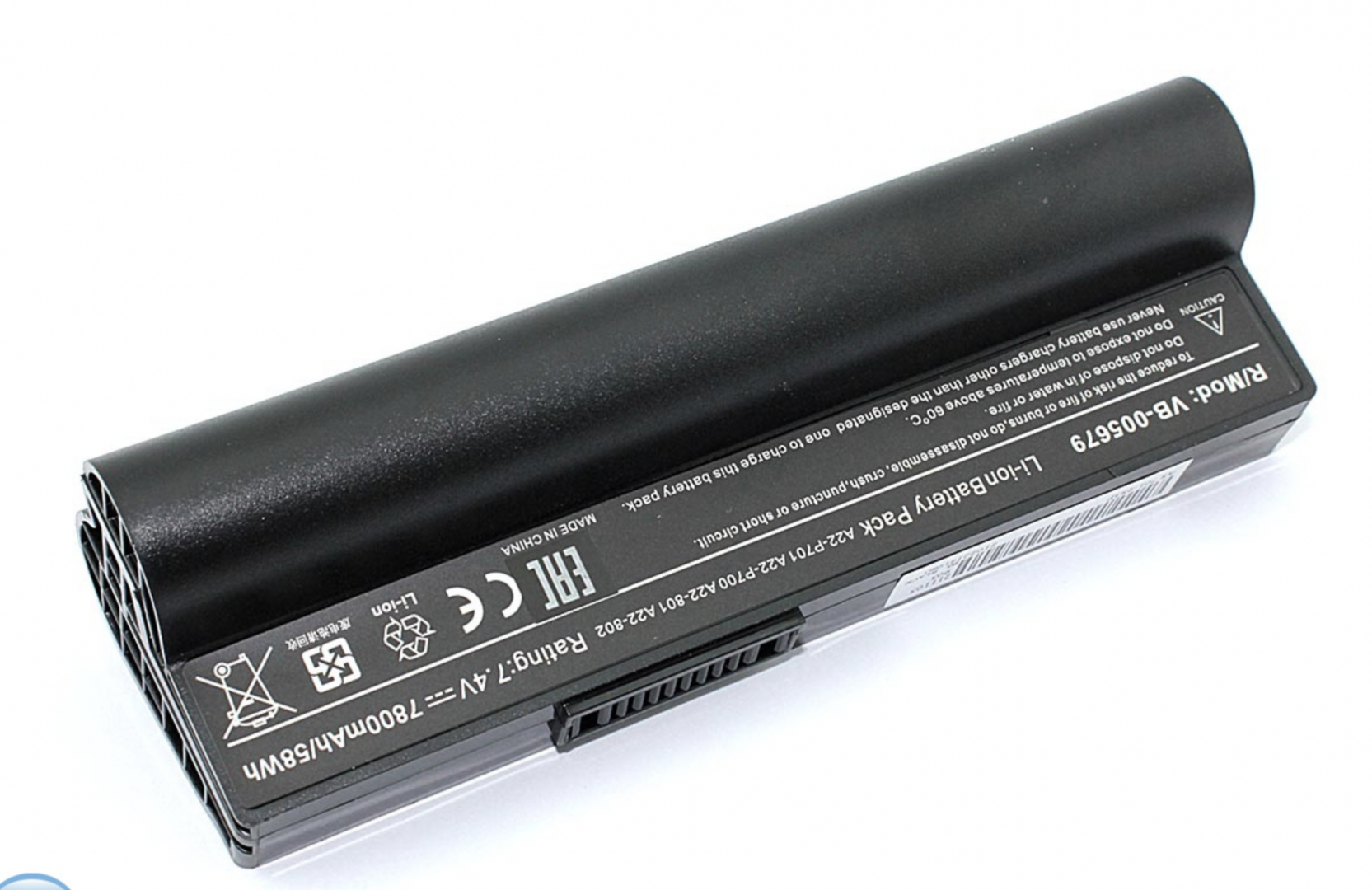 Аккумулятор ASUS Eee PC 700 7.4V, 7800mAh, OEM