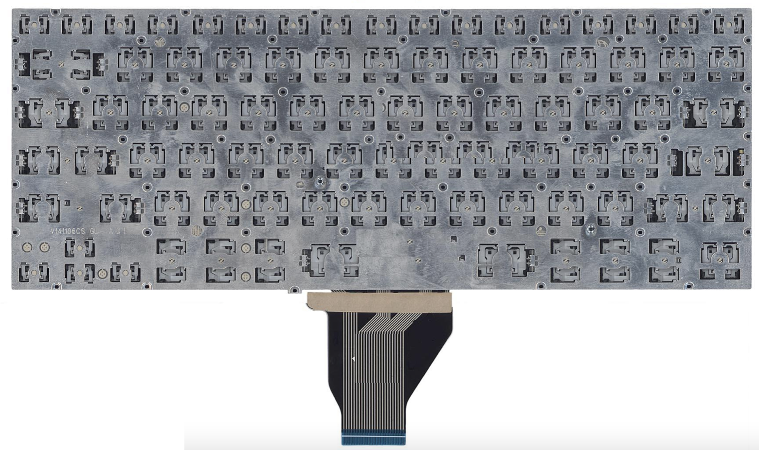 Клавиатура Sony Vaio Fit 14E серебристая без рамки, OEM