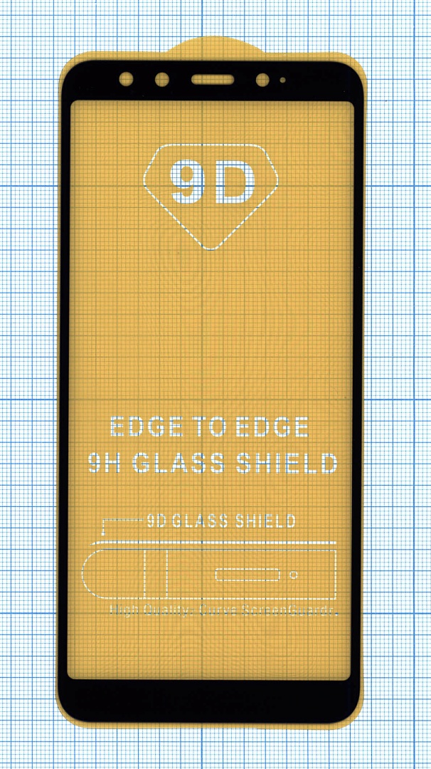 Защитное стекло "Полное покрытие" для Xiaomi Mi A2 черное