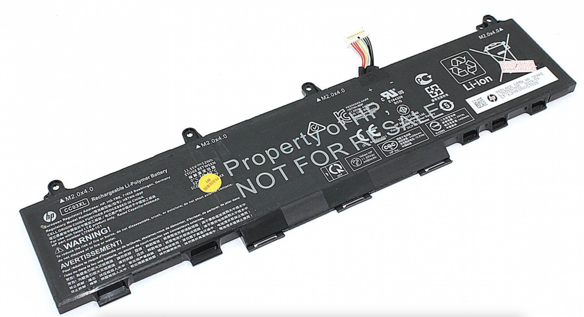 Аккумулятор HP HSTNN-DB7V (CC03XL) 11.55V 2600mAh