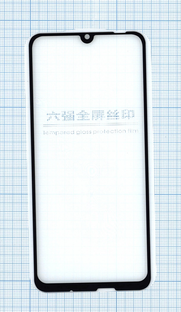 Защитное стекло "Полное покрытие" для Huawei Honor 10i черное