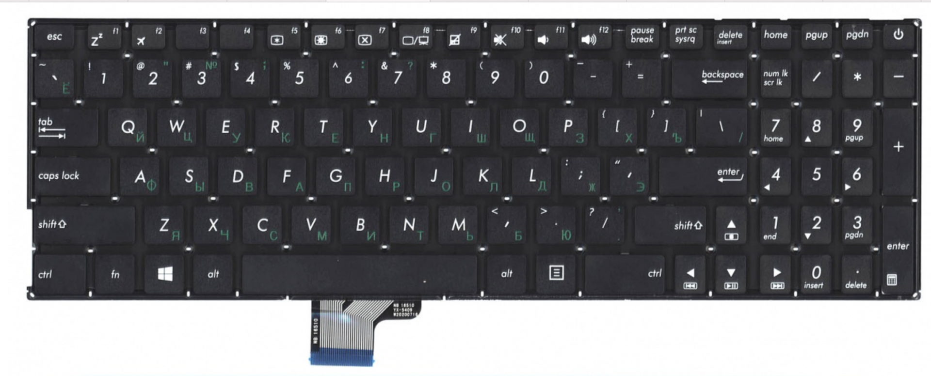 Клавиатура Asus Zenbook UX510UA OEM