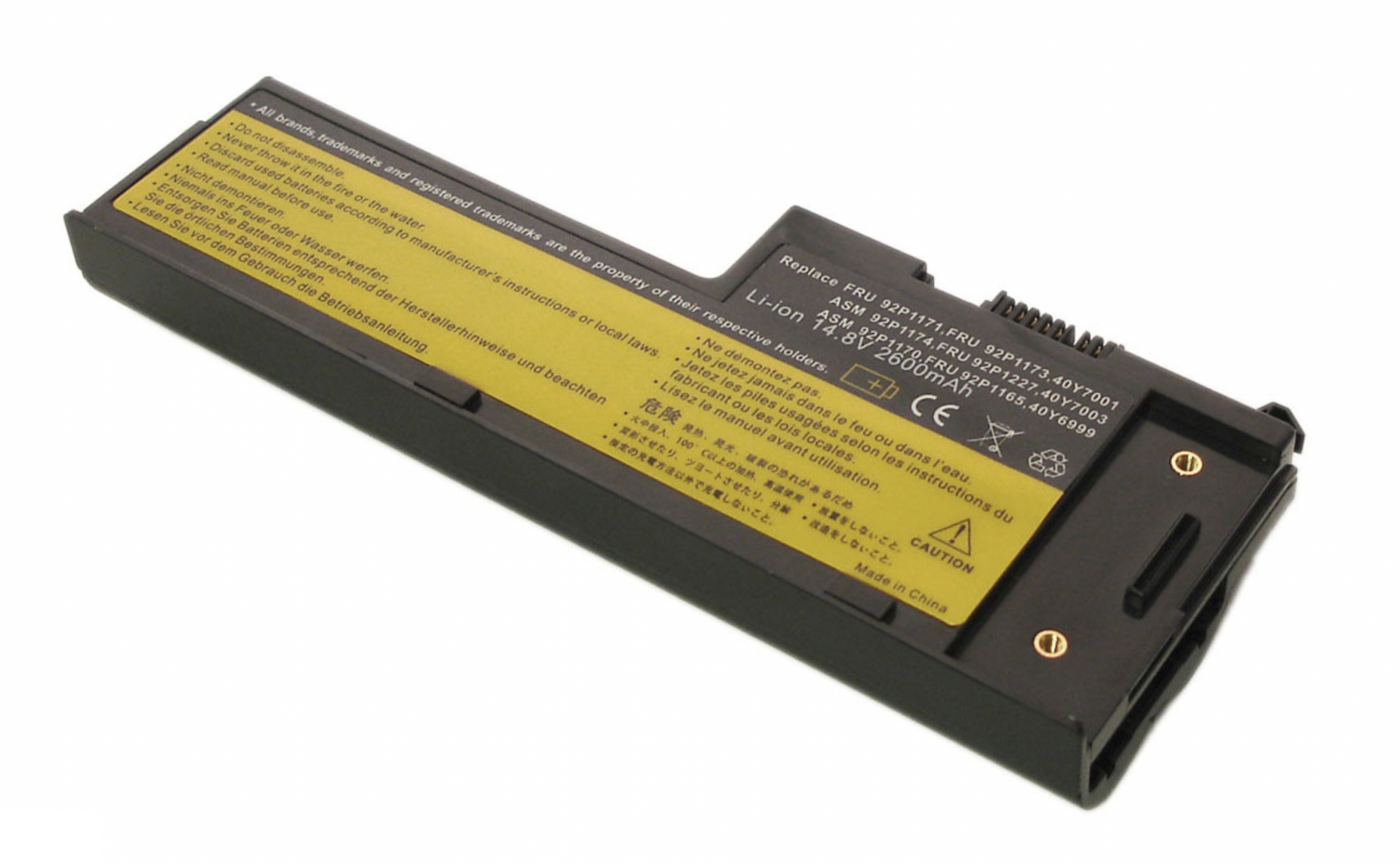 Аккумулятор Lenovo IBM ThinkPad X60 14.4V, 2600mAh, OEM